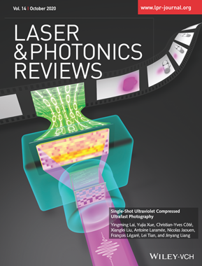 Compressed Ultrafast Photography: Single‐Shot Ultraviolet Compressed Ultrafast Photography (Laser Photonics Rev. 14(10)/2020)